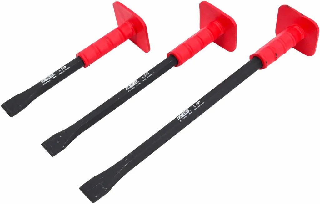 Awtools Scalpello da Muratore 500mm con Protezione - Serie Black Line