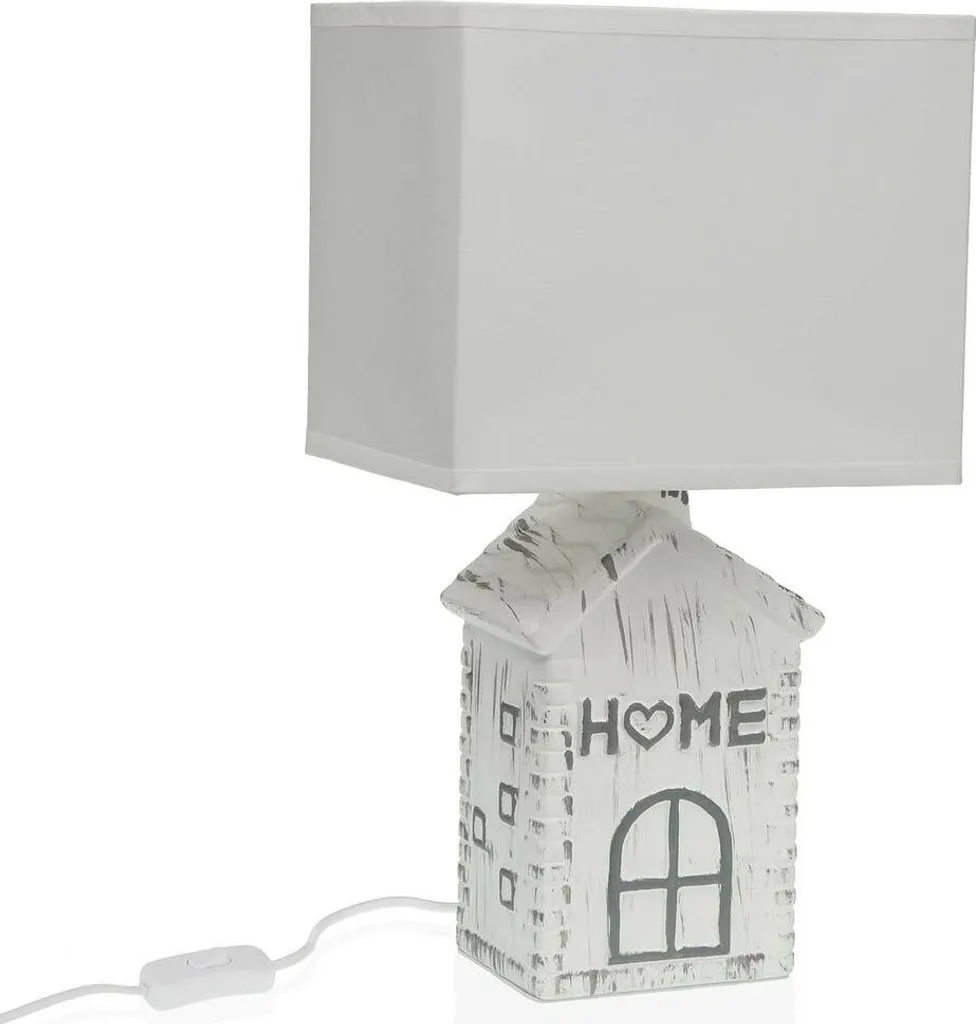 Luminaire de table blanc Versa en céramique 40W pour déco lumineuse