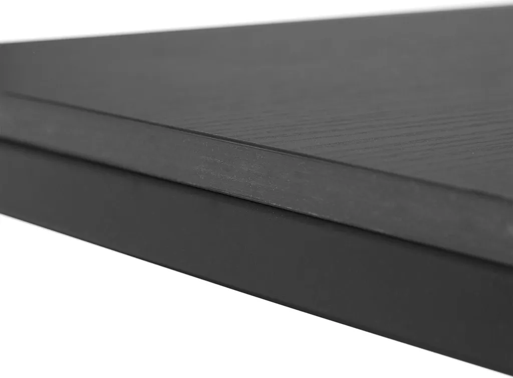 Table d'appoint noire en métal design industriel bout de canapé chic - 7