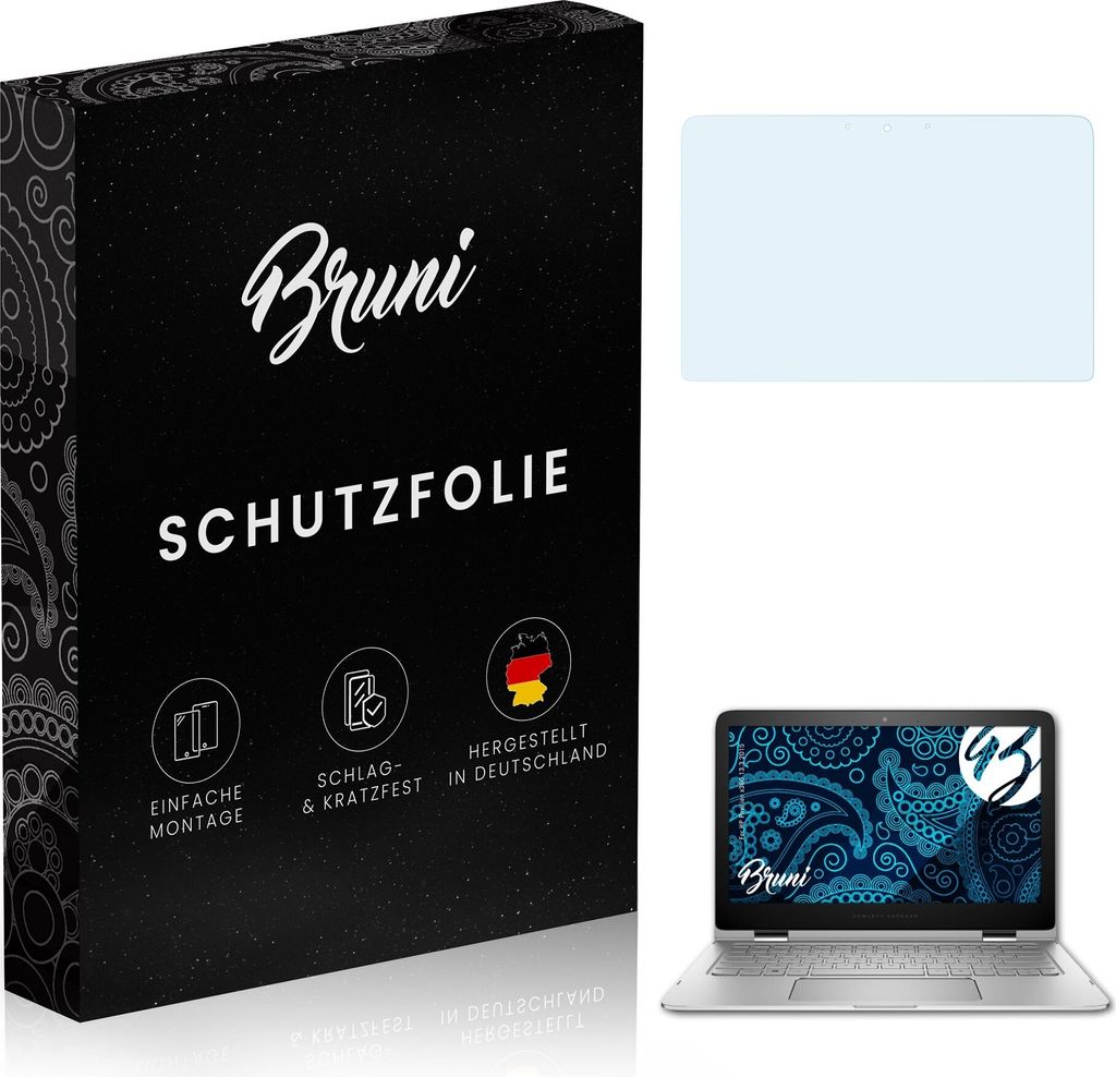 atFoliX 4054274766335, Laptop Bildschirmschutz, Transparent, HP, Pavilion x360 13.32015, Klare Bildschirmschutzfolie, Kratzresistent