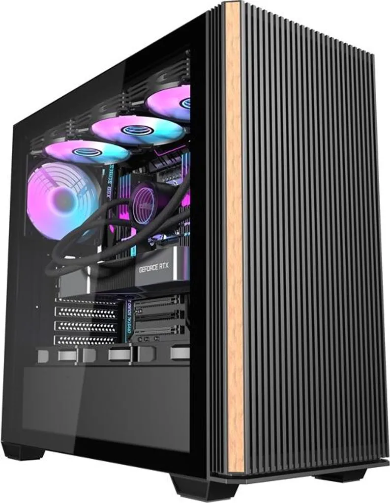 darkFlash DS900WS Case Gaming Nero: 4 Ventole Incluse, Prezzo Imbattibile