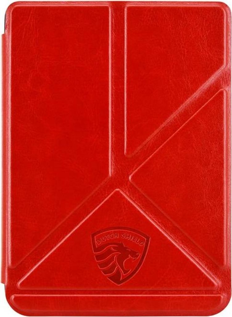 Dutch Shield - Origami Case Hülle für das Tolino Shine 4 Ebook - Klapphülle Ereader Schutzhülle Cover Rot