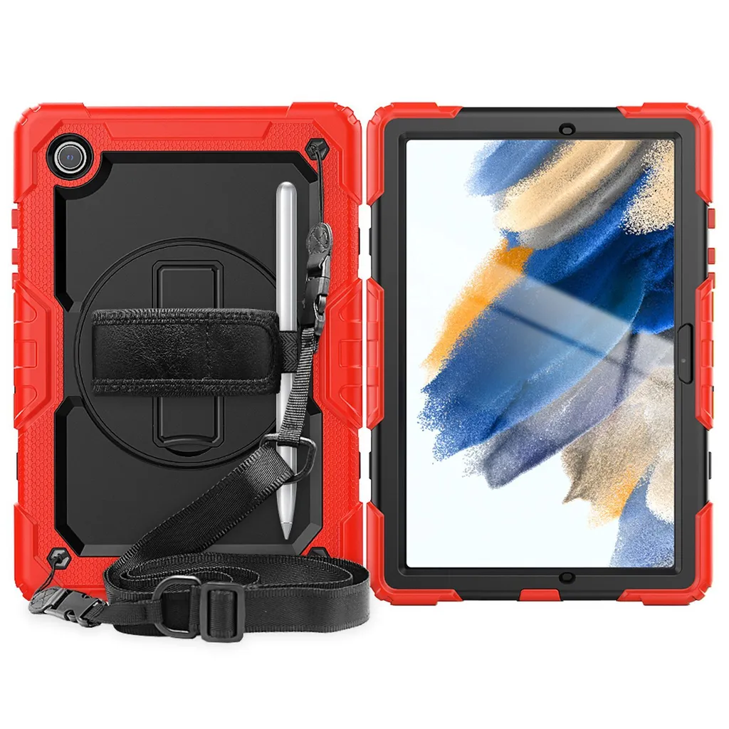 Étui de Protection Intégrale Rouge pour Tablette Samsung Tab A8 10.5"
