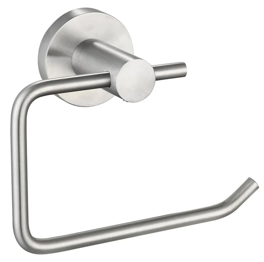 Porte-papier hygiénique en acier inoxydable 304 nickel brossé mural