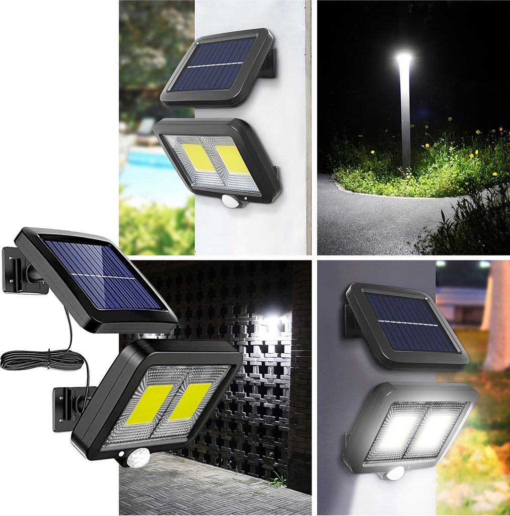 Solarlampen für Außen mit Bewegungsmelder 108 LED Produktbild 7