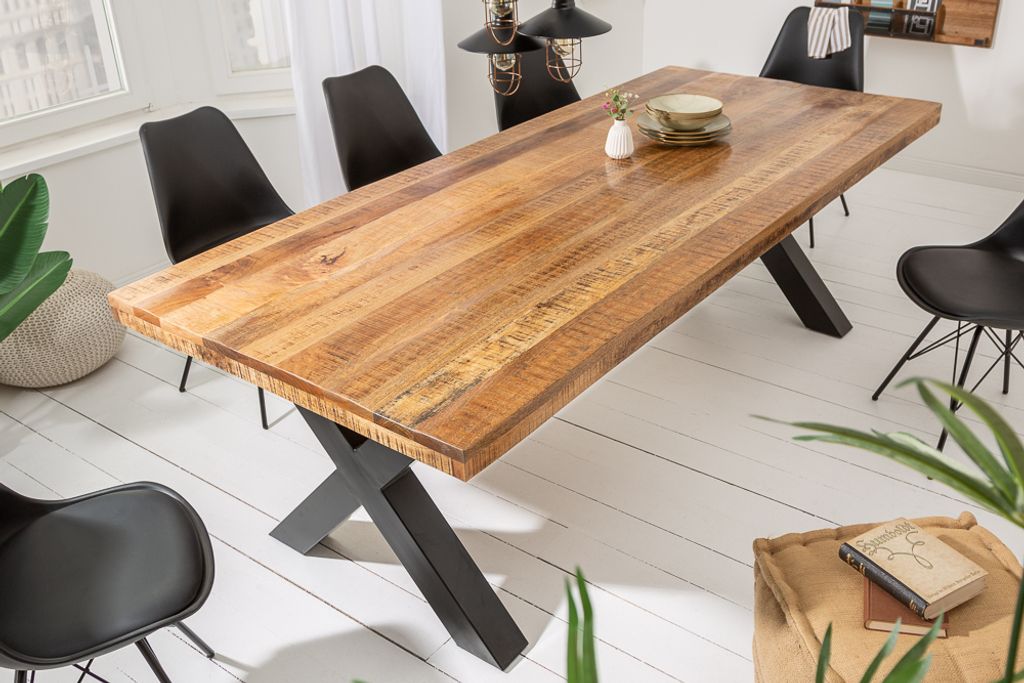 riess-ambiente Massiver Esstisch IRON CRAFT 200cm natur Produktbild 3