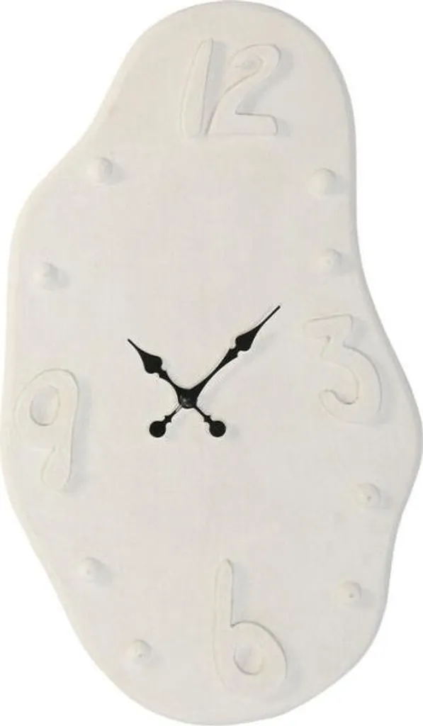 Horloge murale verticale 100cm en bois blanc MDF Home ESPRIT Scandi