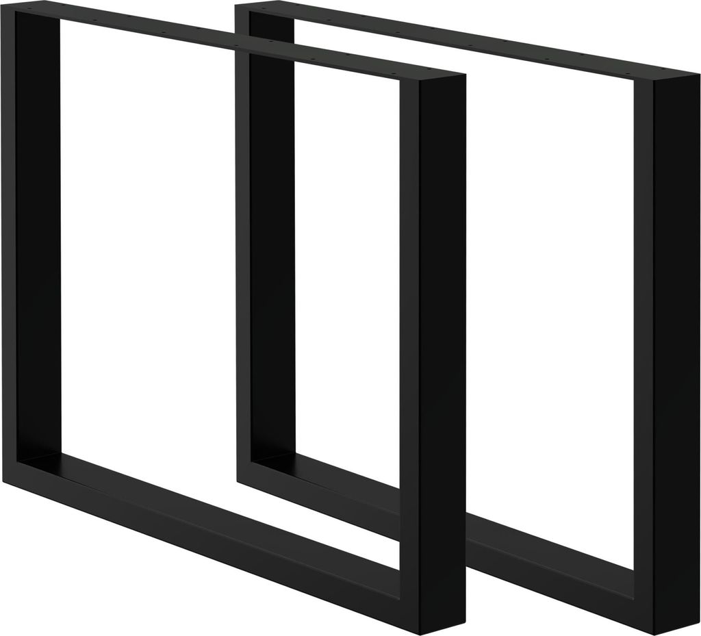 ECD Nemecko 2x stolové nohy / podnože zo štvorcových Obrázok produktu 