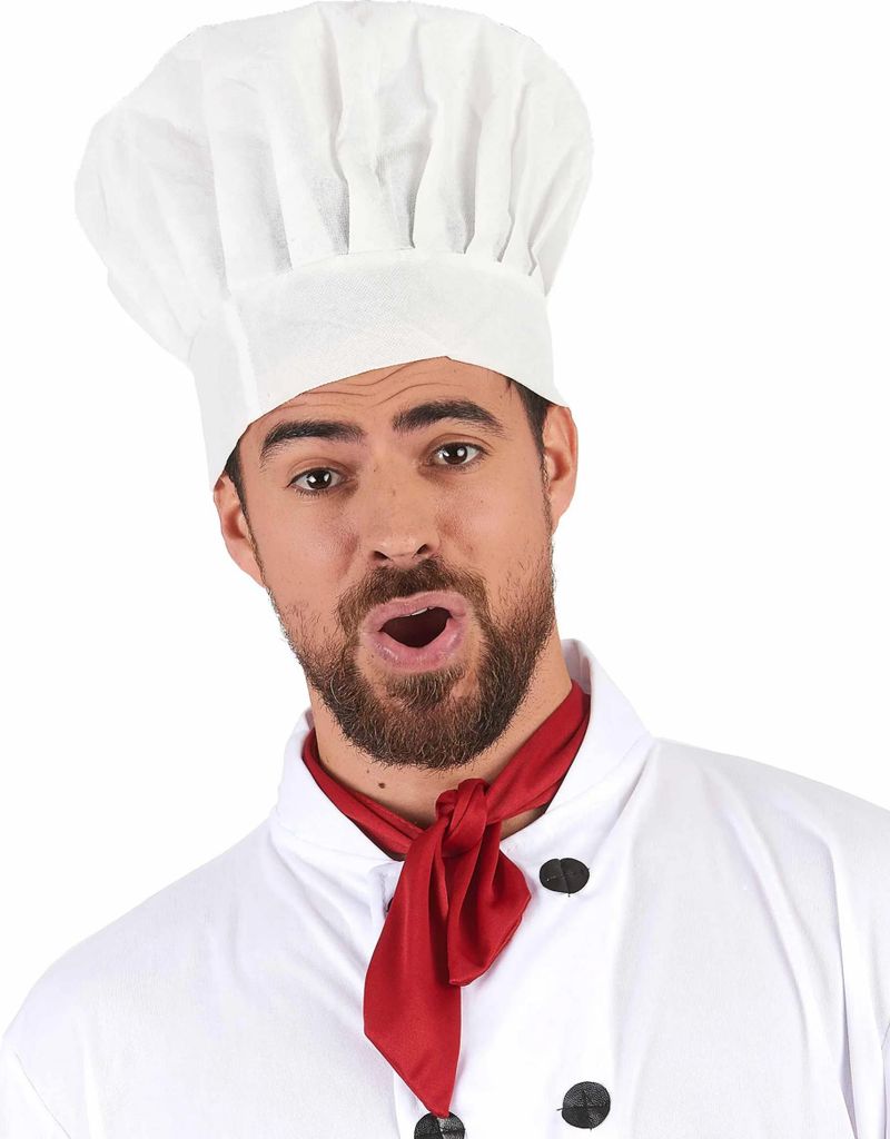 Kochmütze Chefkoch weiss - Einheitsgröße Produktbild 