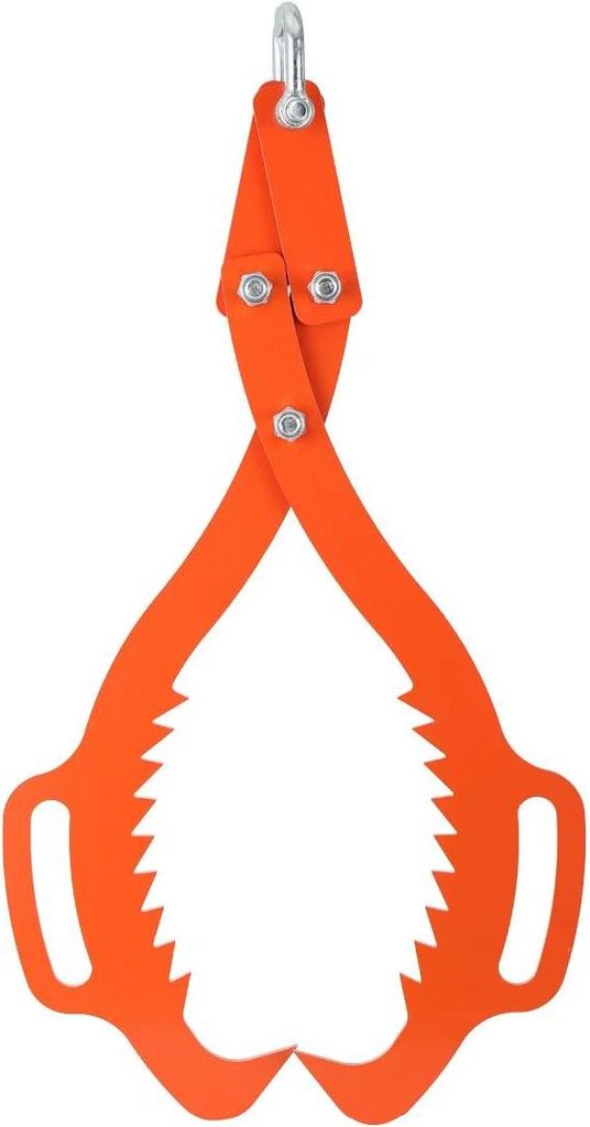 Holzhebezange - Stammgreifer - Zwei Gezahnte Krallen - Schwerlast - Legierter Stahl - 76 cm
