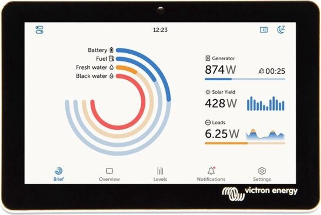 Victron GX Touch 50 flush - Display für Cerbo GX | BPP900455150