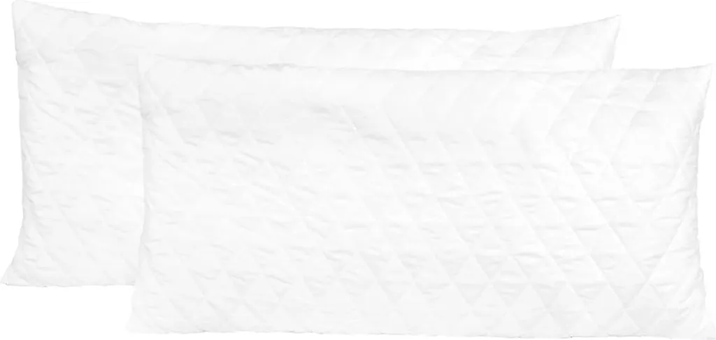 Lot de 2 Oreillers Ergonomiques en Mousse Viscoélastique 80x40x14 vidaXL