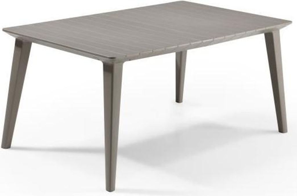Gartentisch rechteckig Allibert by KETER Lima, Cappuccino, 157x98x74 cm, 6 Personen, Resin