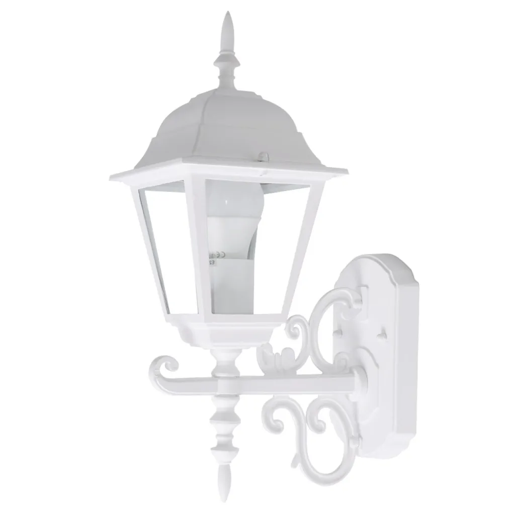 Lanterne murale extérieure blanche en aluminium V-TAC 761 IP44 E27