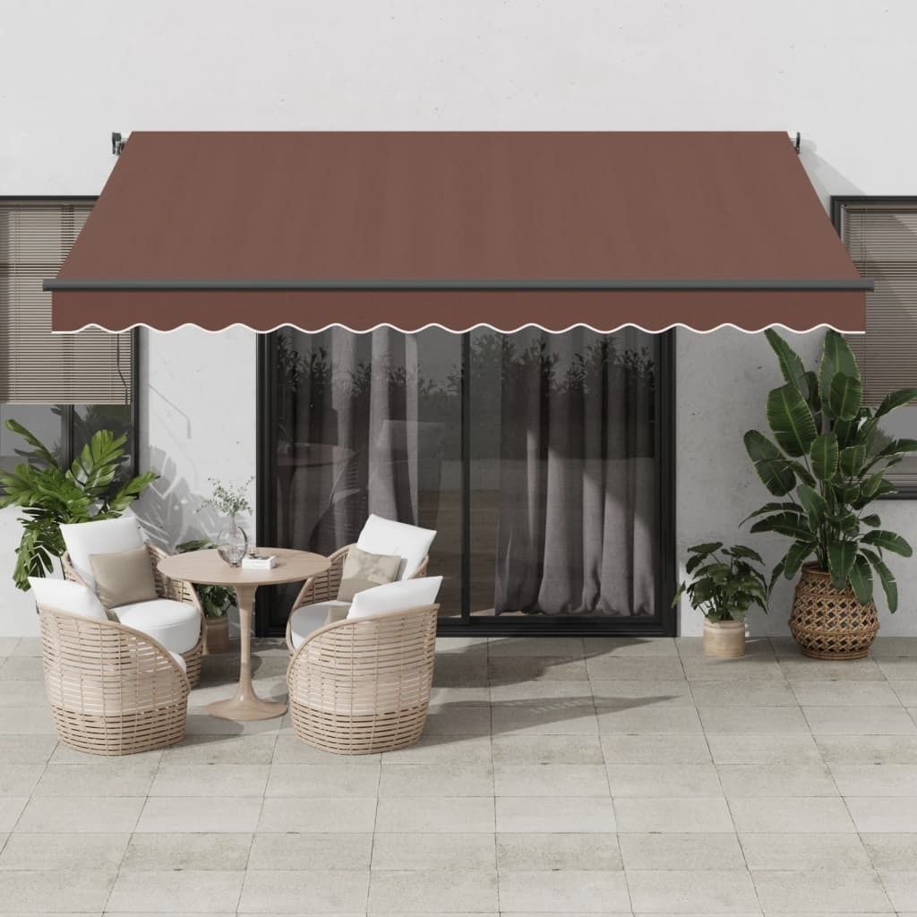 Handbediende zonnescherm, merk Braun, afmetingen 400x300 cm Productafbeelding 