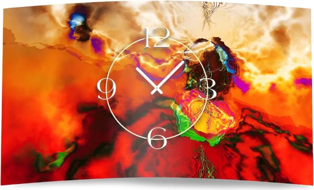 Horloge murale design salon décoration contemporaine dixtime 3d-0230