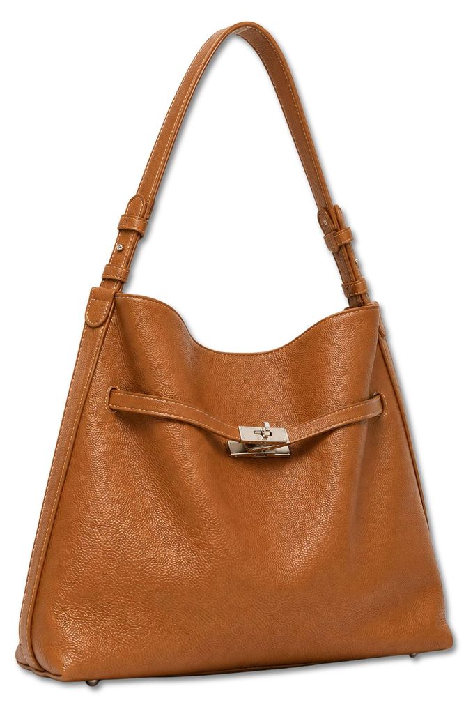 Schultertasche Milano aus softem Leder, Italy von collezione alessandro
