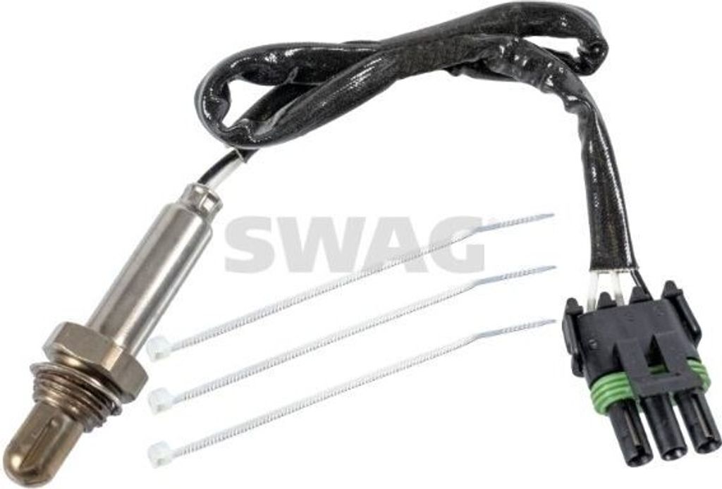 SWAG Lambdasonde für RENAULT CLIO I (B/C57, 5/357) vor-Kat Beheizt Regelsonde 460mm 33 10 3164
