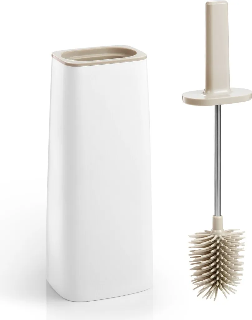 Brosse WC LAGOON Anti-Goutte - Manche Ergonomique et Tête de Nettoyage Douce - 2