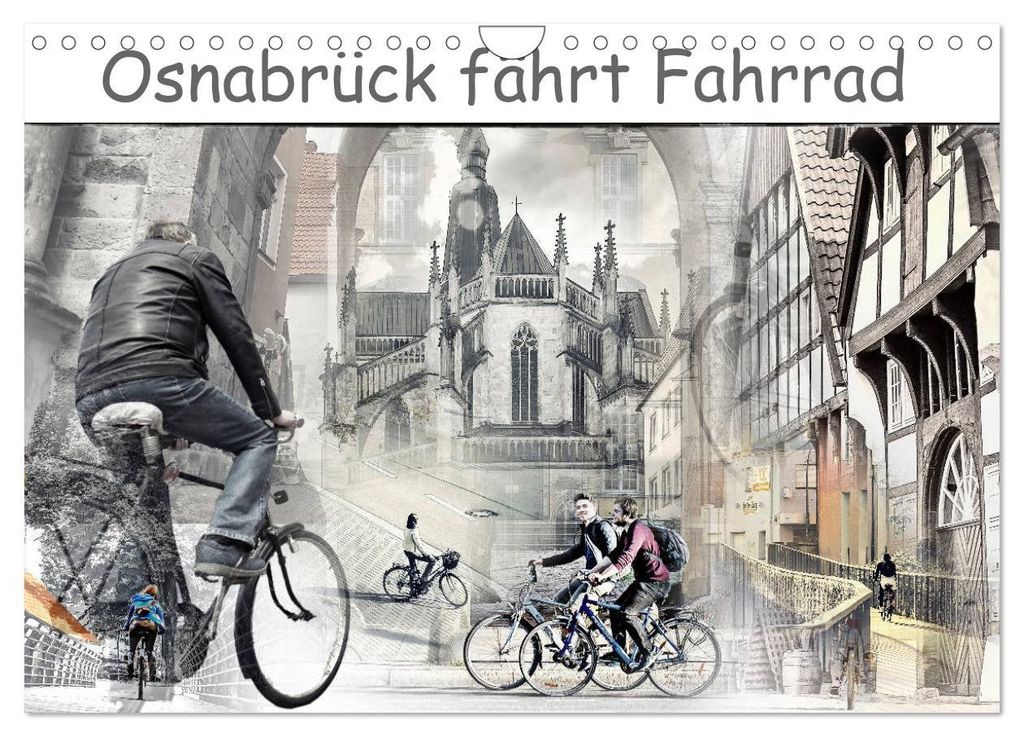 Osnabrück fährt Fahrrad (Wandkalender 2027 DIN A4 quer), CALVENDO Monatskalender