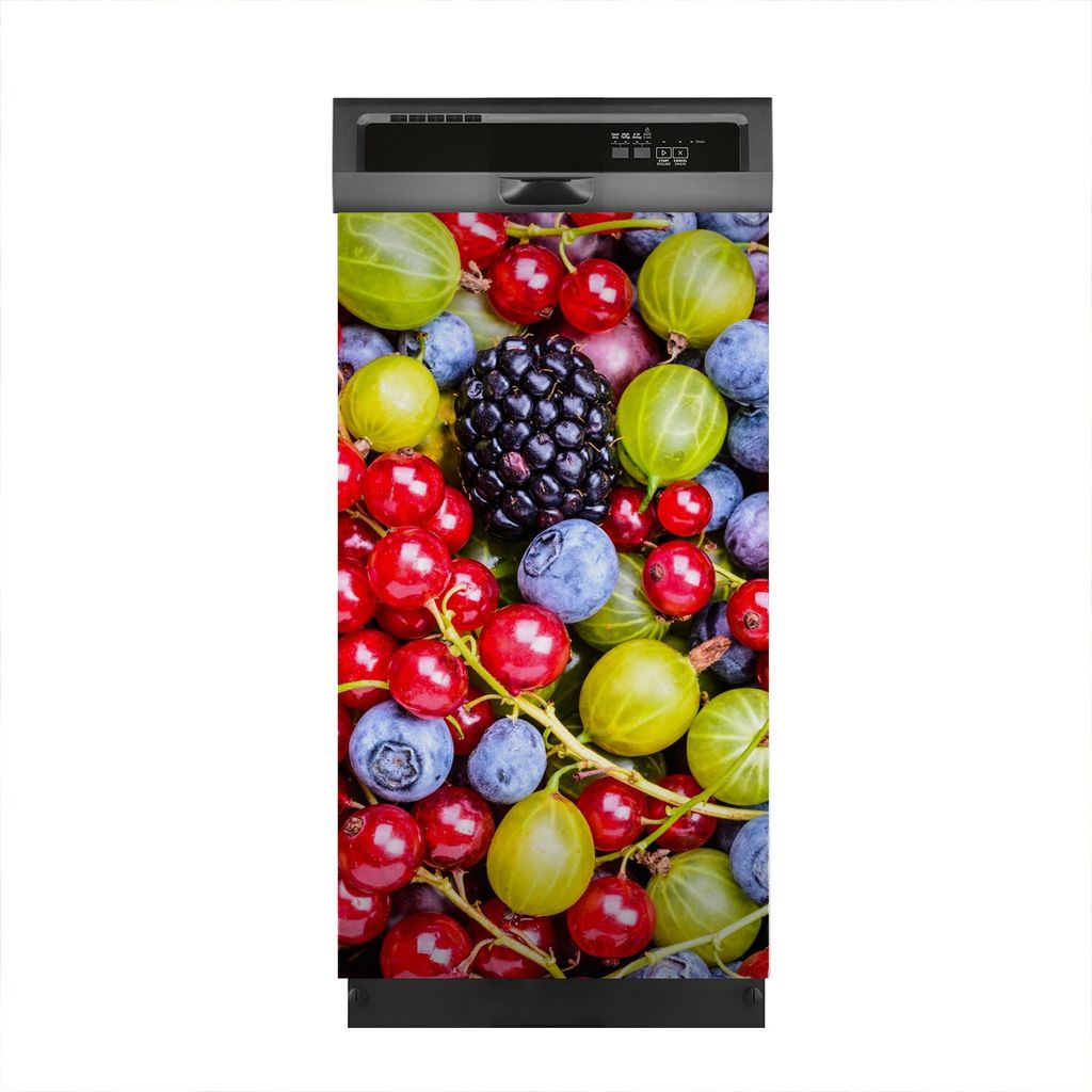 Magnete Dekorative 45x80 cm Küche Magnetmatte Spülmaschine - Farblich Früchte