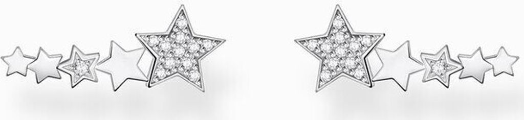 THOMAS SABO Ohrringe "Ear Climber Sterne" Silber H2159-051-1