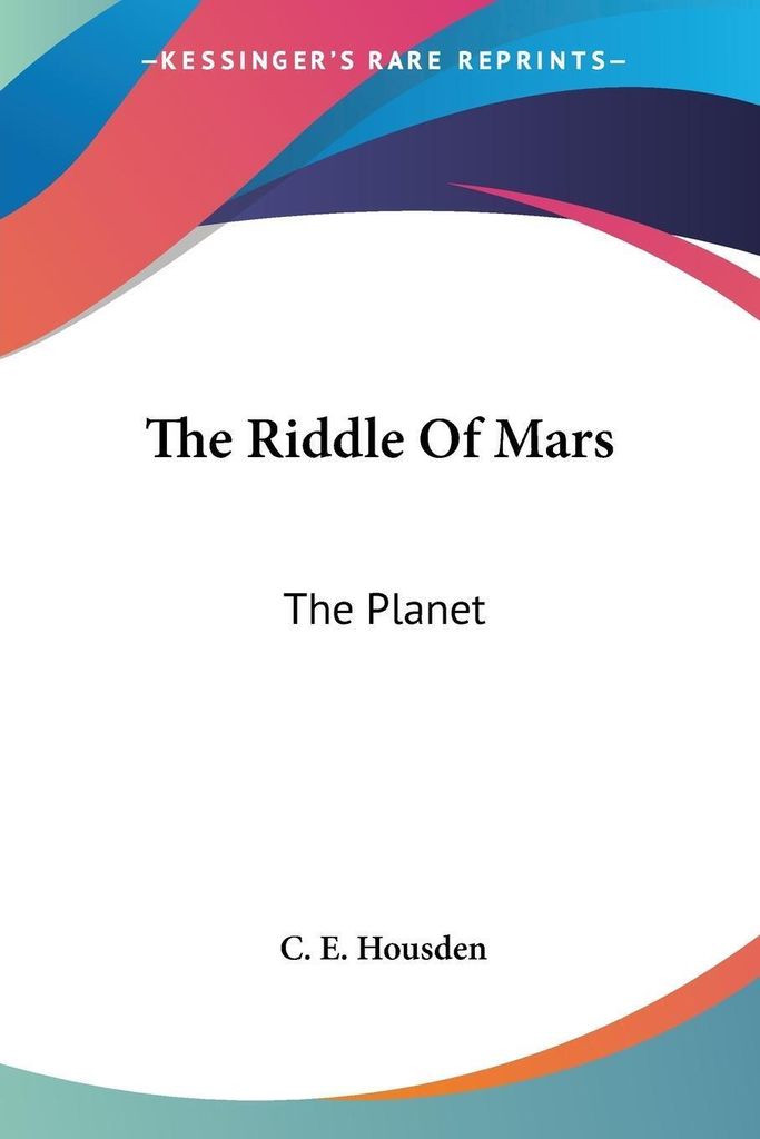 The Riddle Of Mars