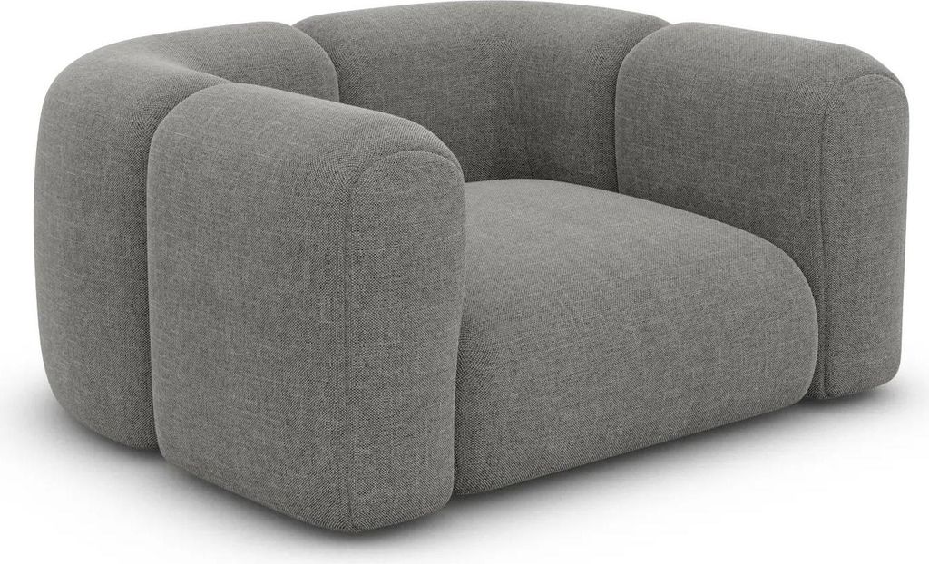 Strukturstoff Sessel Belio Grau