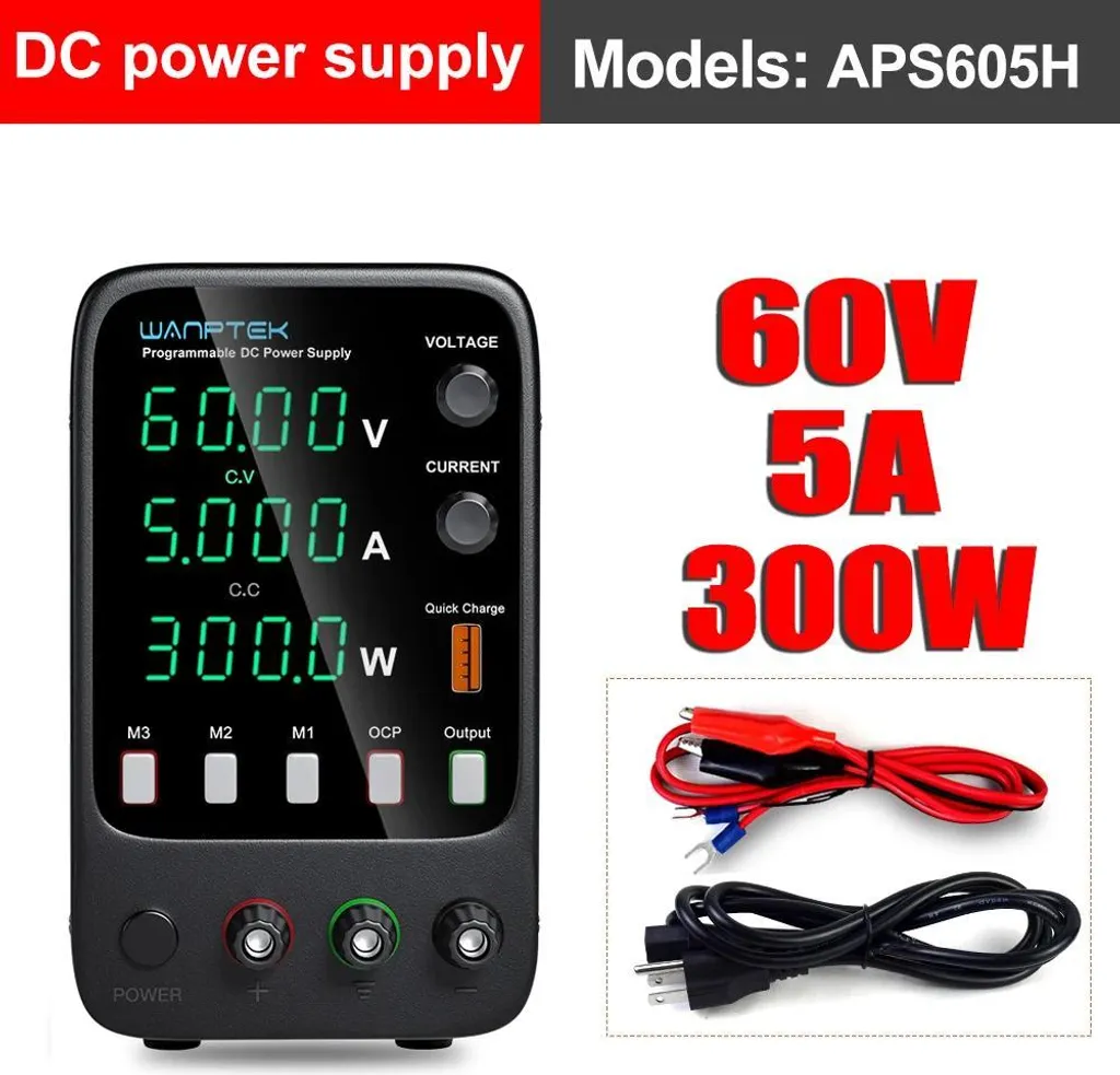 Alimentation de laboratoire CC stable APS605H pour test électronique