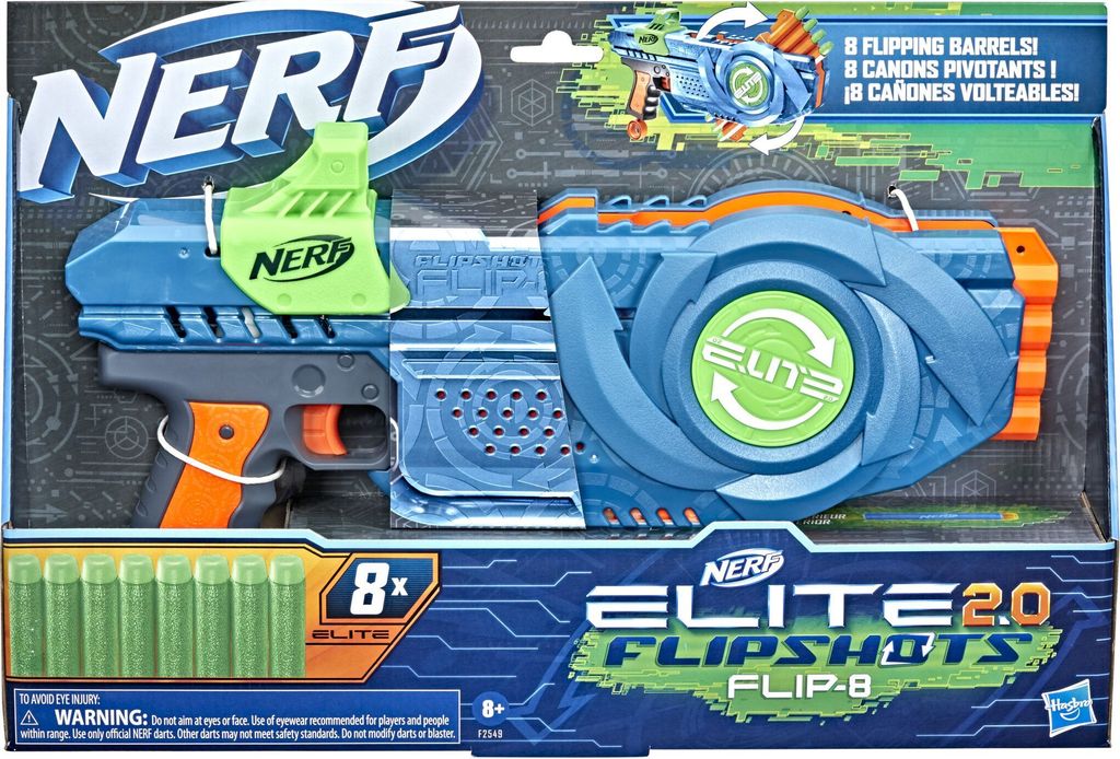 Nerf Elite 2.0 Flipshots Flip-8, Spielzeug-Zerstörer, 8 Produktbild 