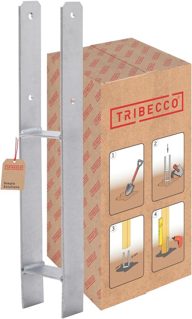 TRIBECCO® H-Pfostenträger für Beton (101 x 101/600) Produktbild 