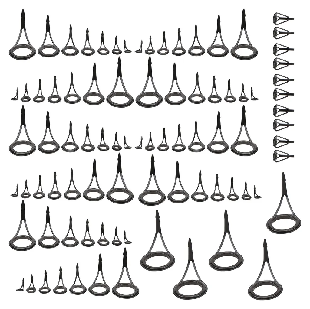 Kit Anneaux de Scion pour Canne à Pêche Mono-patte Réparation 8 Tailles