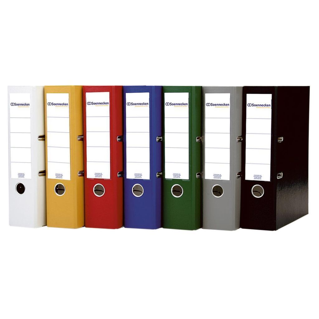 Cartella Soennecken 3338 DIN A4 80mm PP grigio Immagine del prodotto 