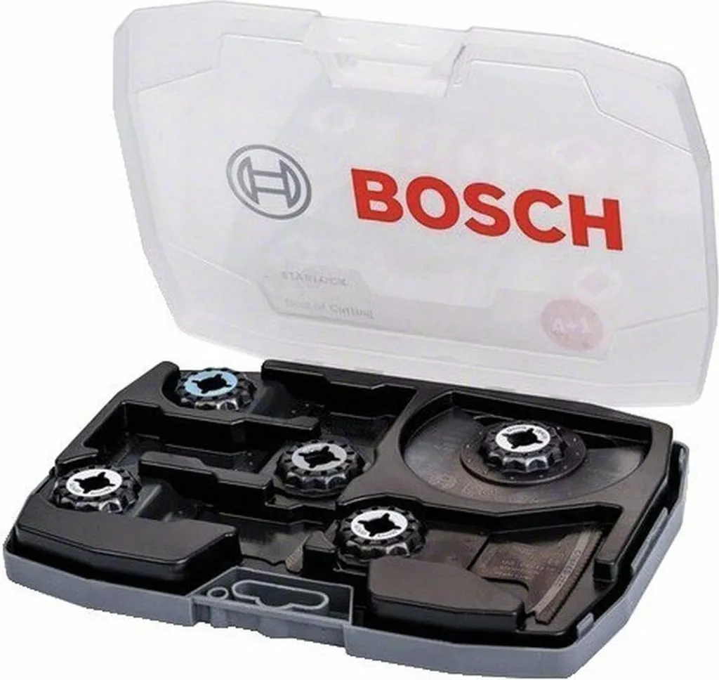 Bosch 2608664131 Starlock Set 5 Lame Multitool Professionale Taglio Legno Metallo - 38