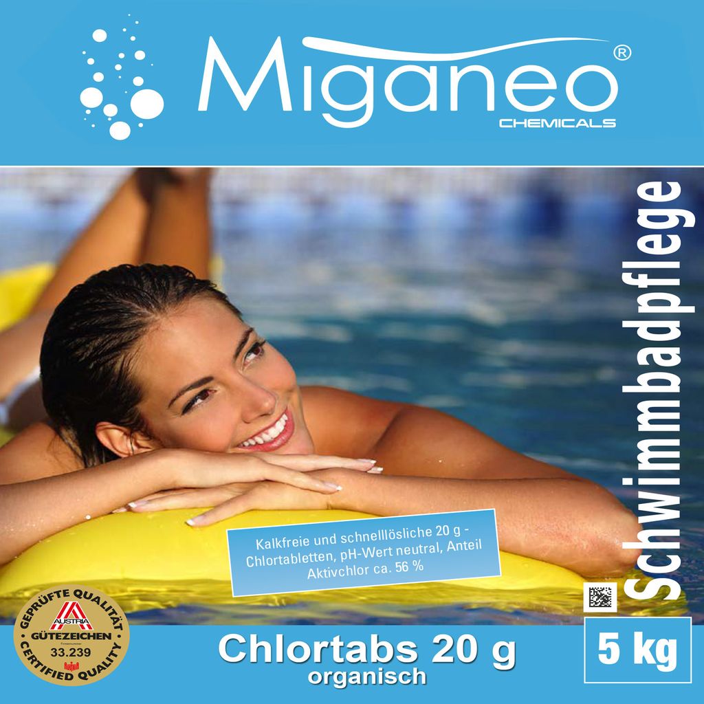 Miganeo® Chlortabs 20g organisch, 5 kg Produktbild 