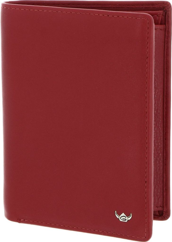 Golden Head Leder Geldbörse Dublin Billfold Coin Wallet Red dunkelrot