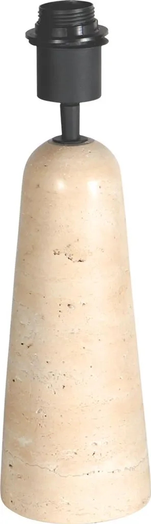 Base Lampada E27 Anne Lighting Travino Pietra 10cm 4401CR