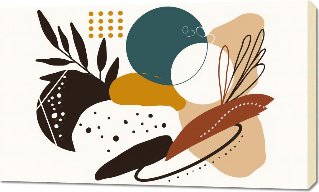 Bild 100x60cm Blumen-Kaleidoskop