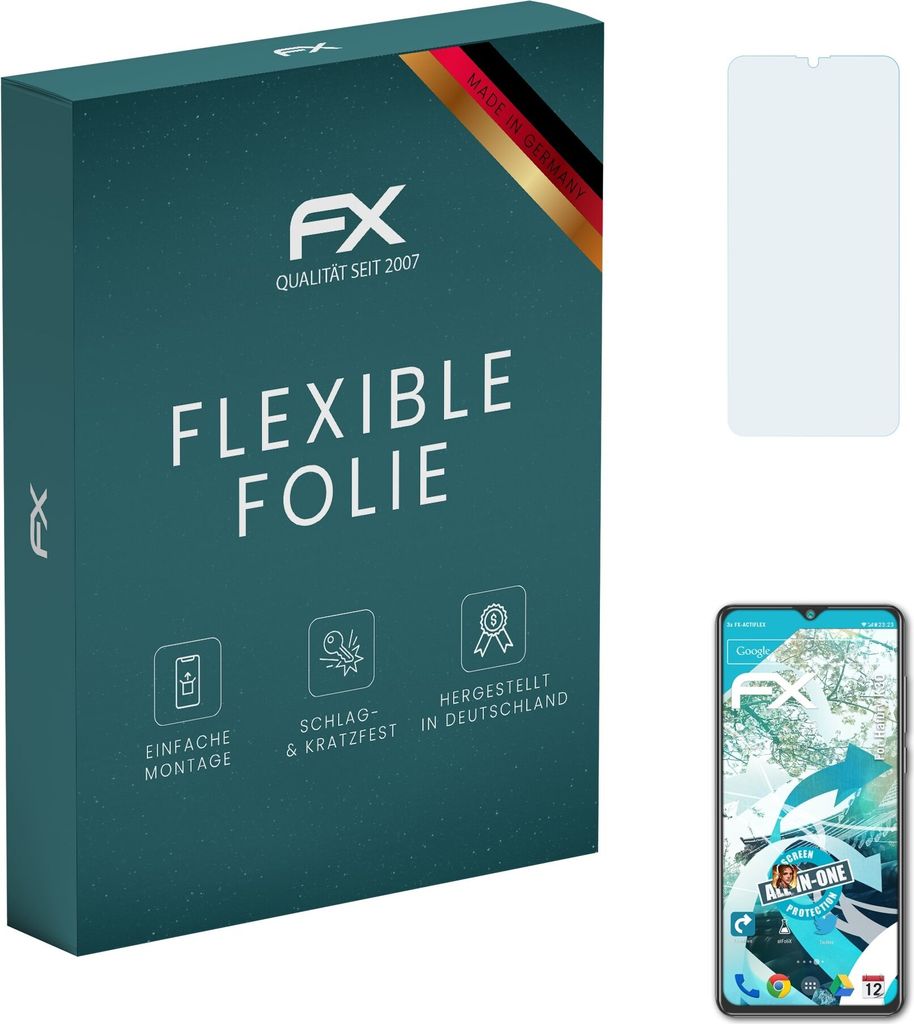 atFoliX FX-ActiFleX 3x Schutzfolie kompatibel mit Hafury K30 Folie