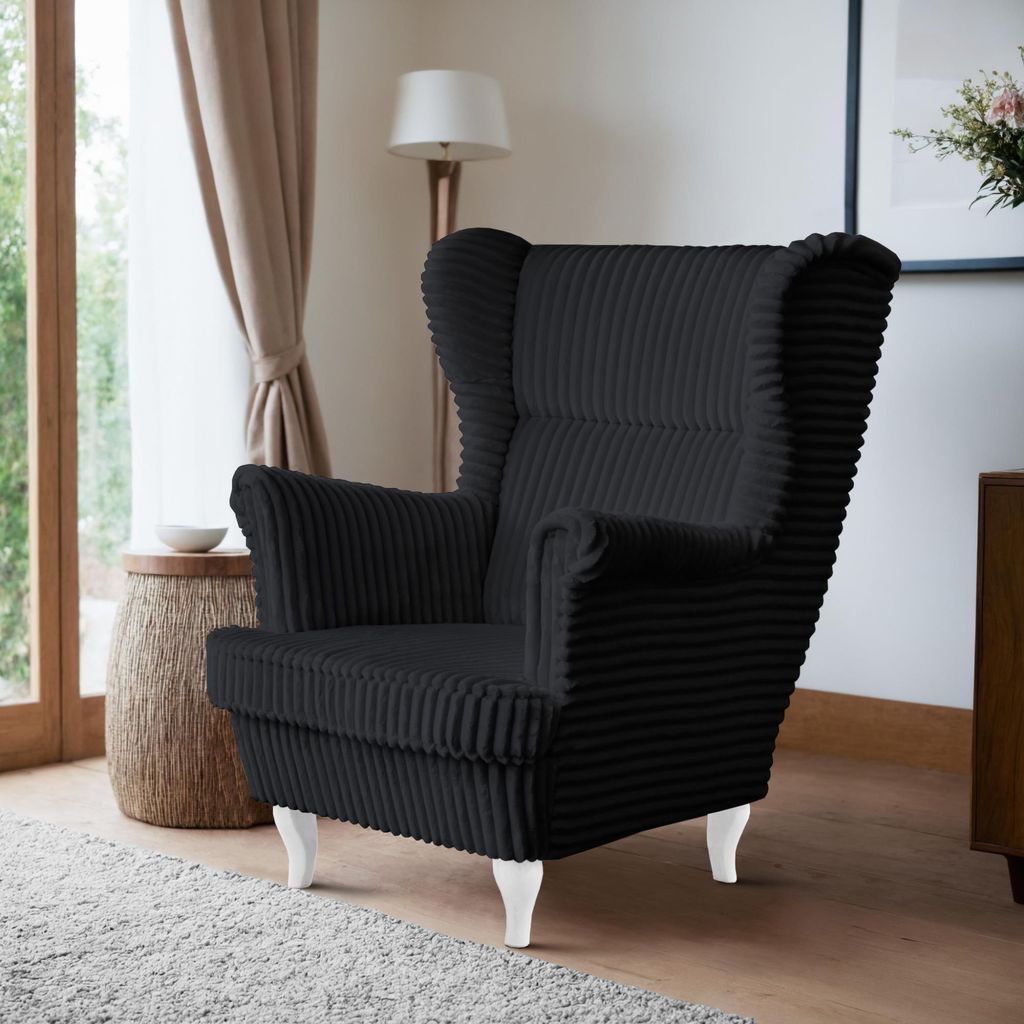 Sessel Moderner, bequemer, weicher, eleganter Sessel FELIX Farbe: Hellbeige(Tilia100)/ Beine:weiß