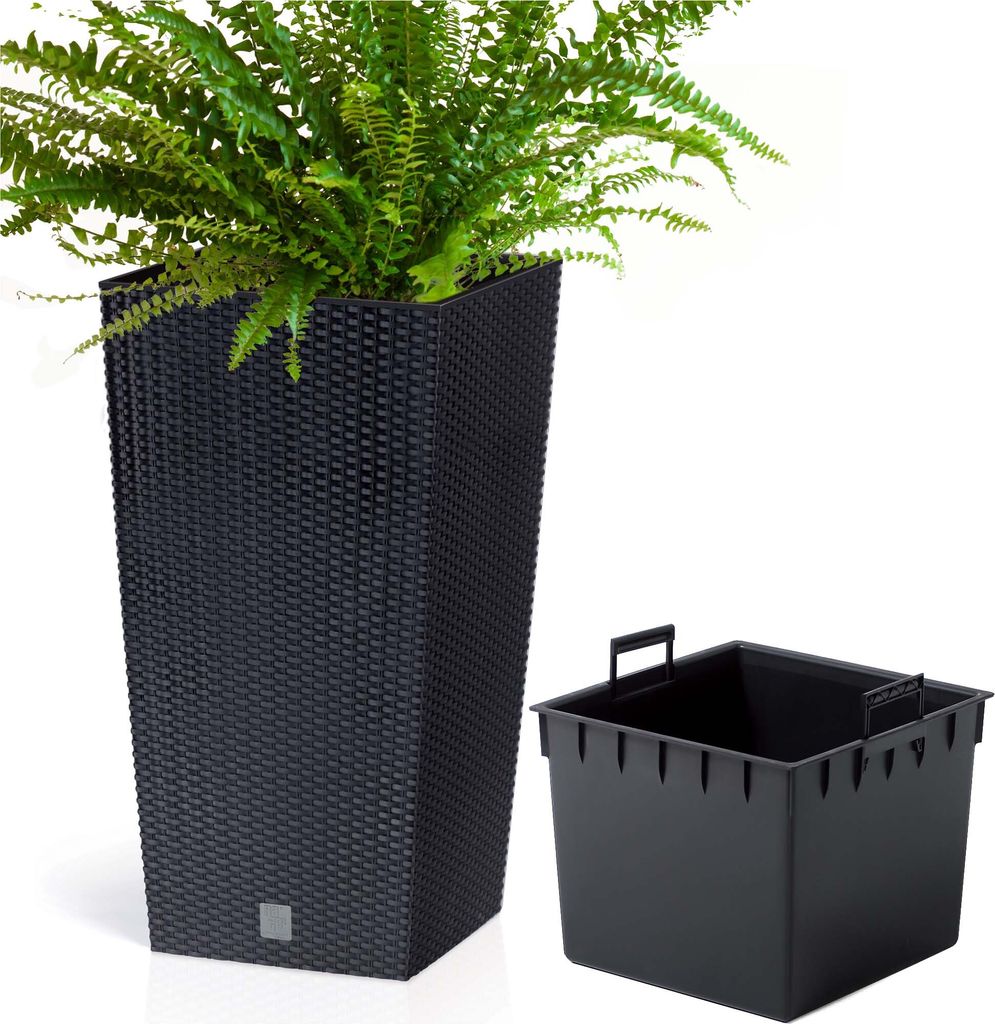 Kvetináč Rato Square 55 Cm, Antracit + Vložka Obrázok produktu 