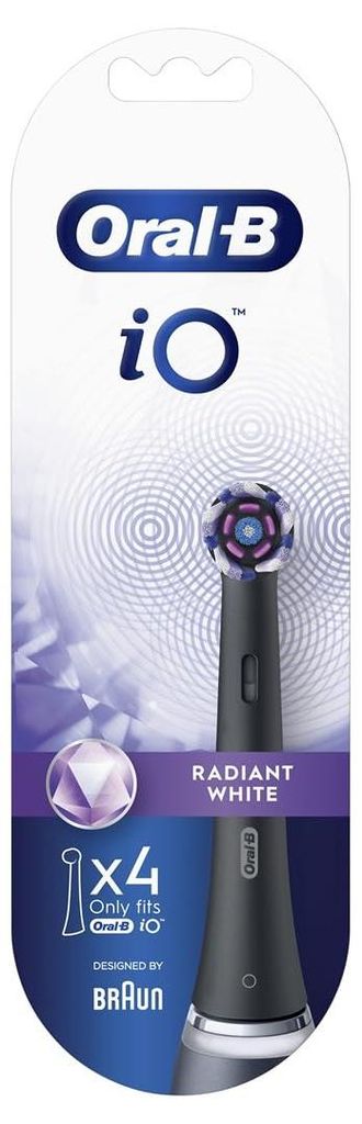 Oral-B iO Radiant White, 4 szt., Czarny, 3 mies., Niemcy, Zdjęcie produktu 