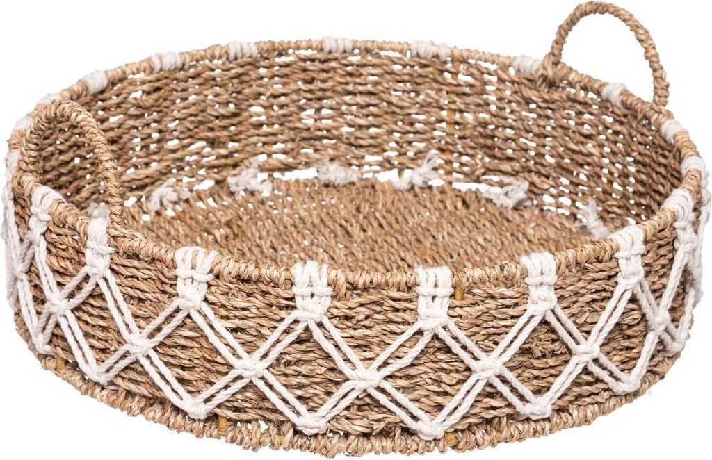 Tablett "Palm" - Makramee - Atmosphera créateur d'intérieur Produktbild 