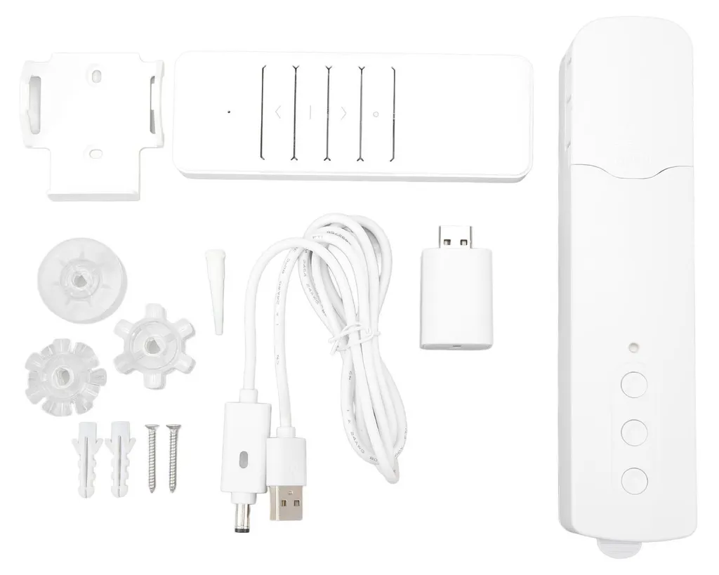 Moteur de Store à Chaîne WiFi Tuya Rechargeable avec Contrôle Vocal App