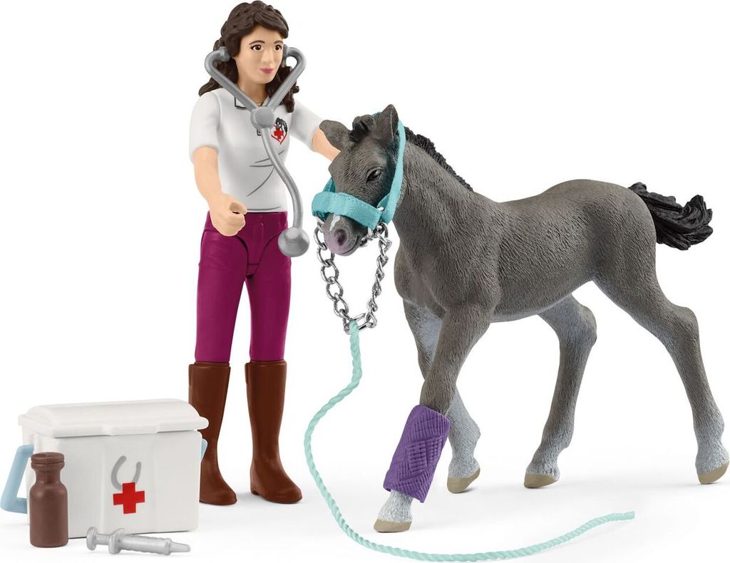 Schleich Horse Club Ms Kramer mit Fohlen 42752