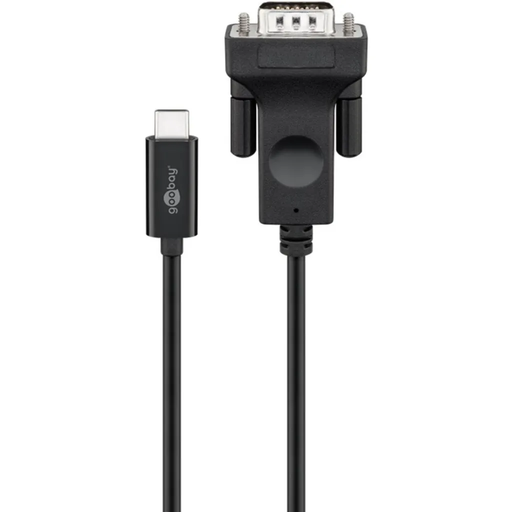 Câble USB-C vers VGA Goobay 51769 de 1,8m pour Moniteur et Vidéoprojecteur