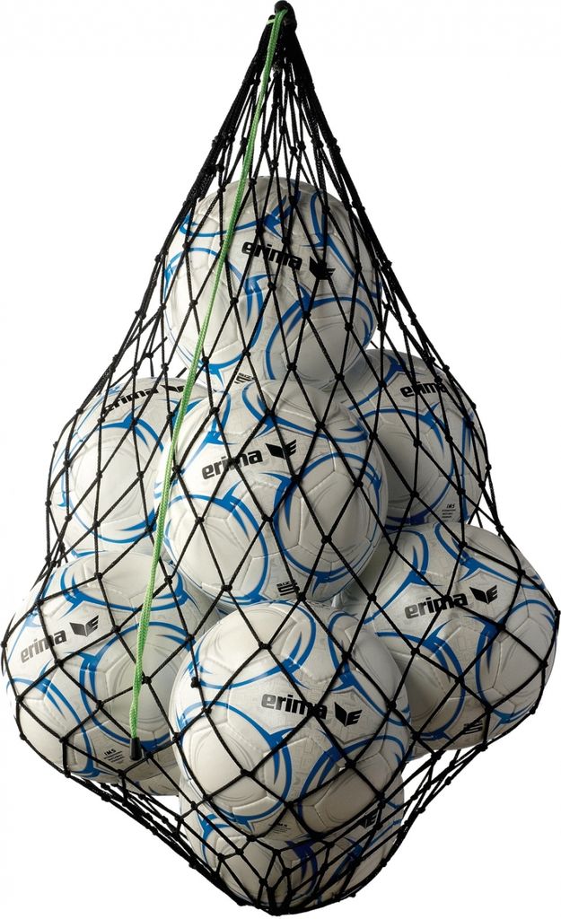 Erima Ballnetz Für 10 Bälle - Schwarz / Green Produktbild 