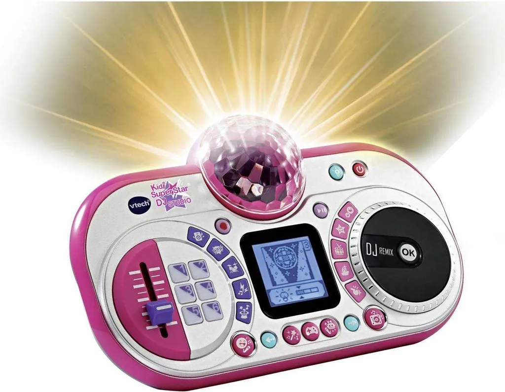 VTech Super Star DJ Studio Mixage - Console lumineuse avec effets et micro - 10