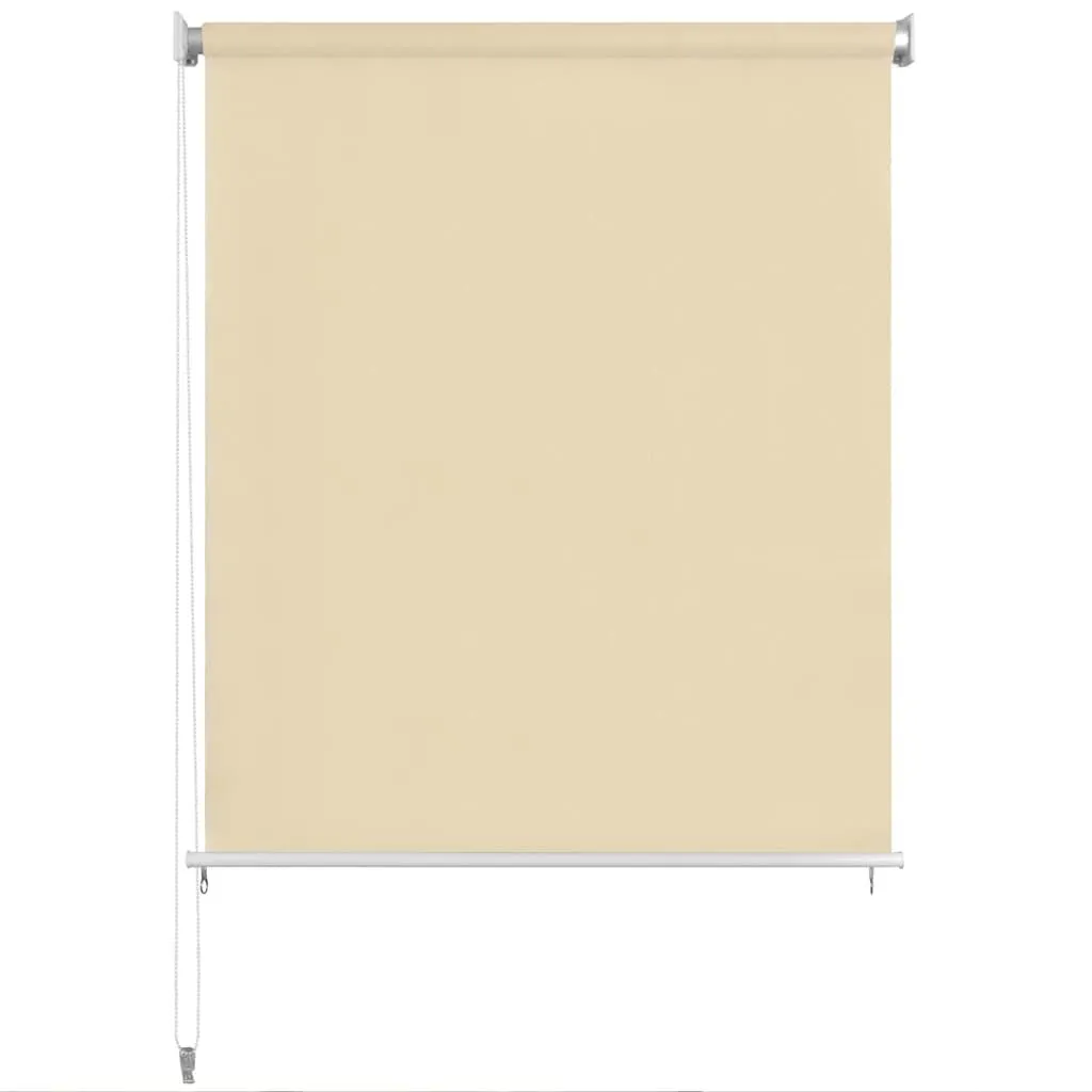 vidaXL Store extérieur manuel 100 x 230 cm blanc crème pour votre balcon