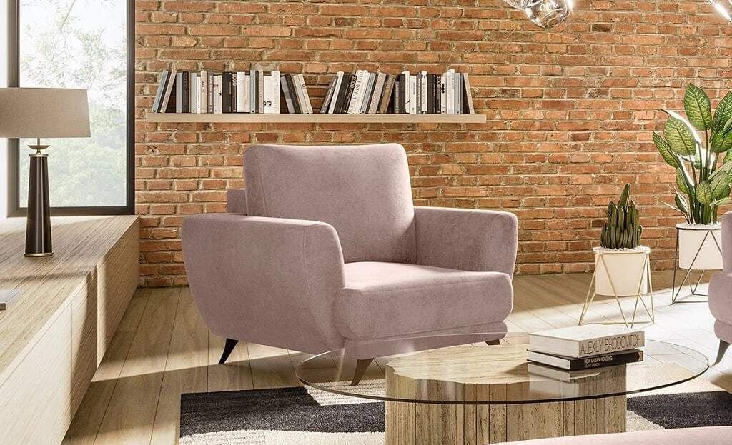 Eleganter Sessel, moderner Stil, hoher Komfort, dekorative Steppung, moderner Stil, klassisches Design, passt in jede Einrichtung. - Sessel Sigma G...